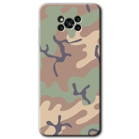 Poco X3 NFC Kamuflaj 6 Baskılı Uyumlu Silikon Kılıf