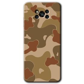 Poco X3 NFC Kamuflaj 6 Baskılı Uyumlu Silikon Kılıf
