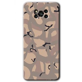 Poco X3 NFC Kamuflaj 6 Baskılı Uyumlu Silikon Kılıf