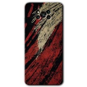 Poco X3 NFC Kumaş Deseni 6 Baskılı Uyumlu Silikon Kılıf