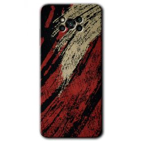 Poco X3 NFC Kumaş Deseni 6 Baskılı Uyumlu Silikon Kılıf