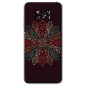 Poco X3 NFC Mandala Flower Wal Baskılı Uyumlu Silikon Kılıf