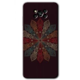 Poco X3 NFC Mandala Flower Wal Baskılı Uyumlu Silikon Kılıf