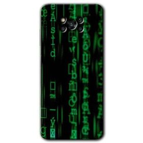 Poco X3 NFC Matrix Baskılı Uyumlu Silikon Kılıf