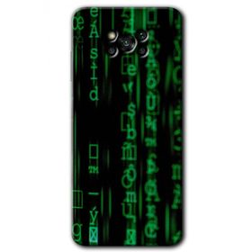Poco X3 NFC Matrix Baskılı Uyumlu Silikon Kılıf