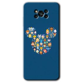 Poco X3 NFC Mickey Baskılı Uyumlu Silikon Kılıf