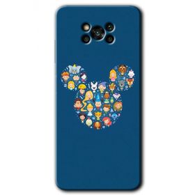 Poco X3 NFC Mickey Baskılı Uyumlu Silikon Kılıf