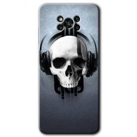 Poco X3 NFC Müzik Kurukafa Baskılı Uyumlu Silikon Kılıf