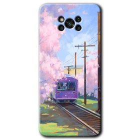 Poco X3 NFC Rails Paint Baskılı Uyumlu Silikon Kılıf