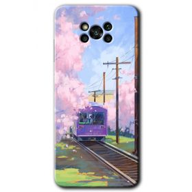 Poco X3 NFC Rails Paint Baskılı Uyumlu Silikon Kılıf