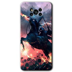 Poco X3 NFC Samurai Girl Baskılı Uyumlu Silikon Kılıf