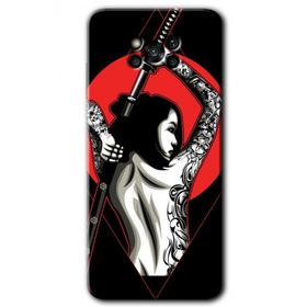 Poco X3 NFC Samurai Girl Baskılı Uyumlu Silikon Kılıf