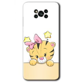 Poco X3 NFC Sevimli Kedi Baskılı Uyumlu Silikon Kılıf