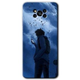Poco X3 NFC Sonbahar Yalnızlığı Baskılı Uyumlu Silikon Kılıf