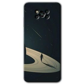 Poco X3 NFC Space Planet Baskılı Uyumlu Silikon Kılıf