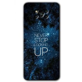 Poco X3 NFC Stars Wallpaper Baskılı Uyumlu Silikon Kılıf