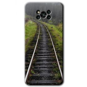 Poco X3 NFC Tren Yolu Baskılı Uyumlu Silikon Kılıf