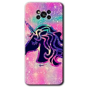 Poco X3 NFC Unicorn Kristal Baskılı Uyumlu Silikon Kılıf