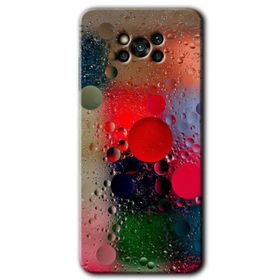 Poco X3 NFC Wet Bubbles Baskılı Uyumlu Silikon Kılıf