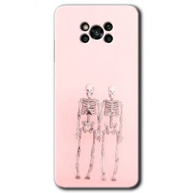 Poco X3 NFC Yaşayan Çift Baskılı Uyumlu Silikon Kılıf
