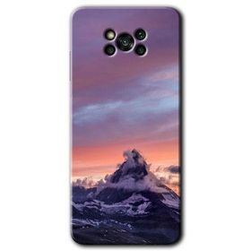 Poco X3 NFC Zirve Baskılı Uyumlu Silikon Kılıf