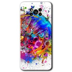 Poco X3 Pro 4K Clock Baskılı Uyumlu Silikon Kılıf