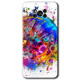 Poco X3 Pro 4K Clock Baskılı Uyumlu Silikon Kılıf