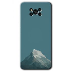 Poco X3 Pro Alone Mountain Baskılı Uyumlu Silikon Kılıf