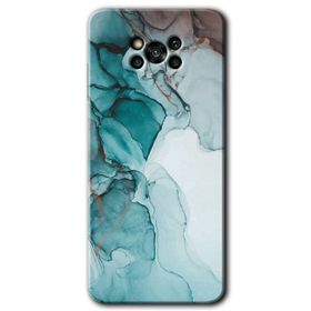 Poco X3 Pro Buzul Mermer Baskılı Uyumlu Silikon Kılıf