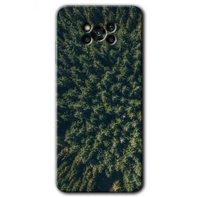 Poco X3 Pro Çam Ağacı Ormanı Baskılı Uyumlu Silikon Kılıf