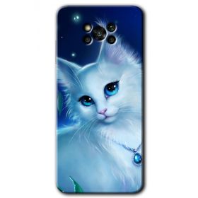 Poco X3 Pro Cat Glance Baskılı Uyumlu Silikon Kılıf