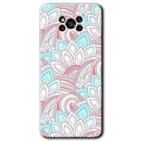 Poco X3 Pro Çin Mandala 1 Baskılı Uyumlu Silikon Kılıf