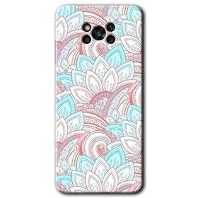 Poco X3 Pro Çin Mandala 1 Baskılı Uyumlu Silikon Kılıf