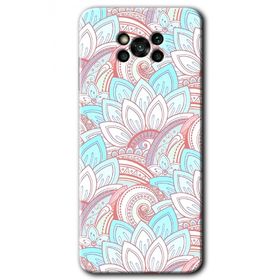 Poco X3 Pro Çin Mandala 1 Baskılı Uyumlu Silikon Kılıf