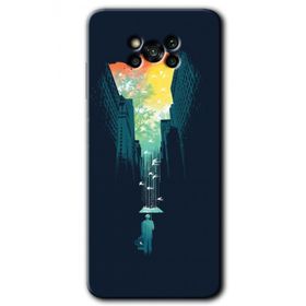 Poco X3 Pro City Bird Sky Baskılı Uyumlu Silikon Kılıf