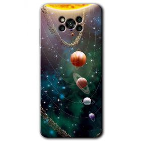 Poco X3 Pro Cosmos Baskılı Uyumlu Silikon Kılıf