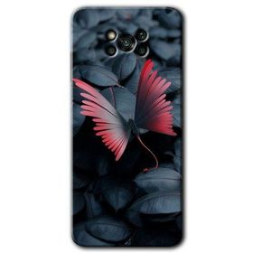 Poco X3 Pro Dark Butterfly Baskılı Uyumlu Silikon Kılıf