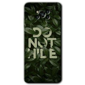 Poco X3 Pro Do Not Hide Baskılı Uyumlu Silikon Kılıf