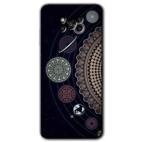 Poco X3 Pro Gezegen Döngüsü Baskılı Uyumlu Silikon Kılıf