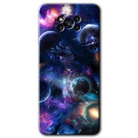 Poco X3 Pro Gezegen Karışımı Baskılı Uyumlu Silikon Kılıf