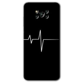 Poco X3 Pro Heart Rytm Baskılı Uyumlu Silikon Kılıf