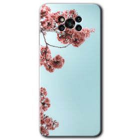 Poco X3 Pro Japon Çiçeği Baskılı Uyumlu Silikon Kılıf