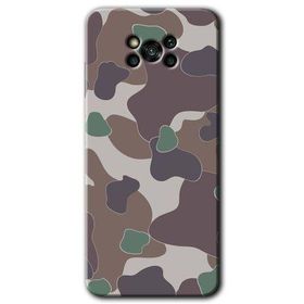 Poco X3 Pro Kamuflaj 11 Baskılı Uyumlu Silikon Kılıf