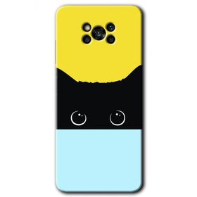 Poco X3 Pro Kara Kedi Baskılı Uyumlu Silikon Kılıf
