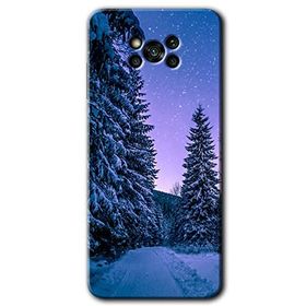 Poco X3 Pro Kış Manzarası Baskılı Uyumlu Silikon Kılıf