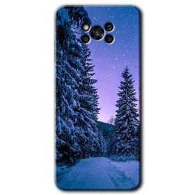 Poco X3 Pro Kış Manzarası Baskılı Uyumlu Silikon Kılıf