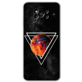 Poco X3 Pro Kızıl Gezegen Baskılı Uyumlu Silikon Kılıf