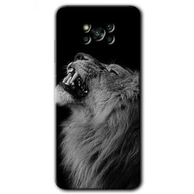 Poco X3 Pro Lion Baskılı Uyumlu Silikon Kılıf