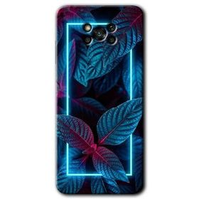 Poco X3 Pro Mekanik Yaprak 4 Baskılı Uyumlu Silikon Kılıf