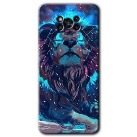 Poco X3 Pro Neon Aslan Baskılı Uyumlu Silikon Kılıf